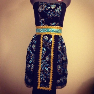 black gold blue sequins sweetheart dress sash sev skirt dress hmong xweets